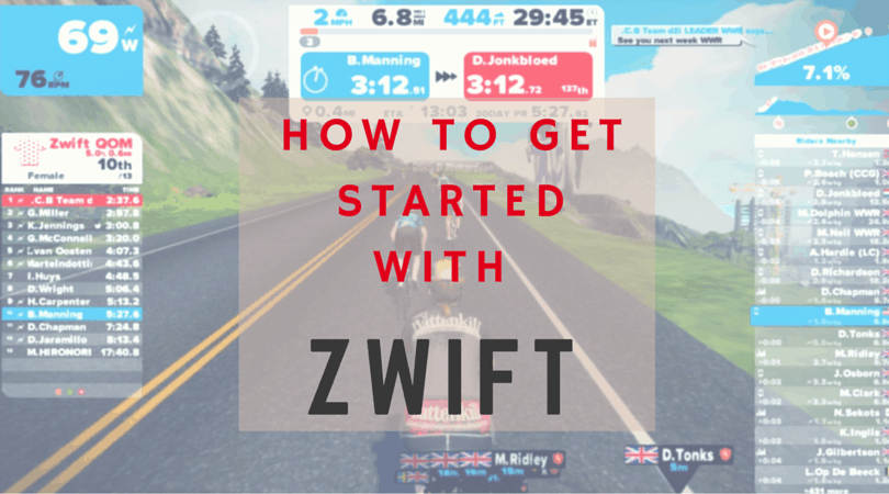 how to get started with zwift