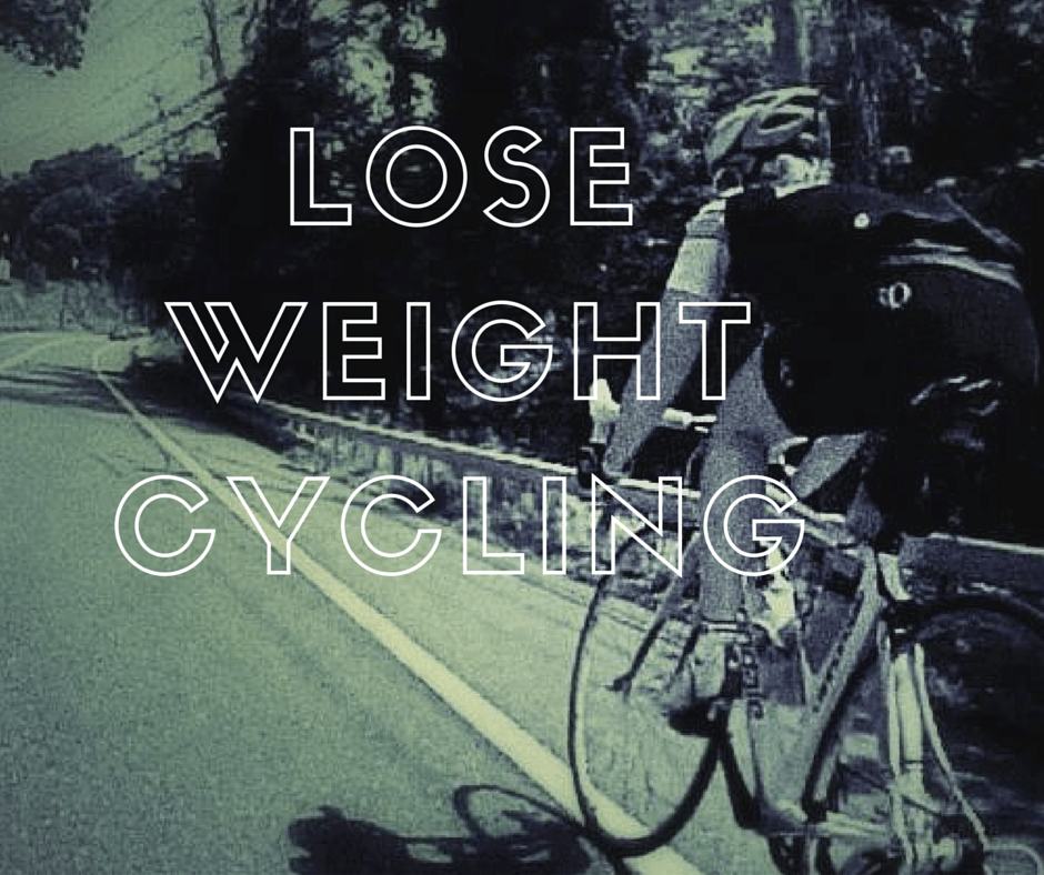 how to lose weight cycling 