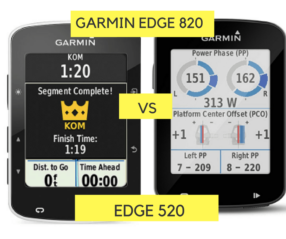 Garmin 520 vs 820